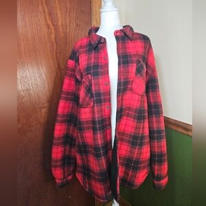 Mens weatherproof Flannel shacket size xxl